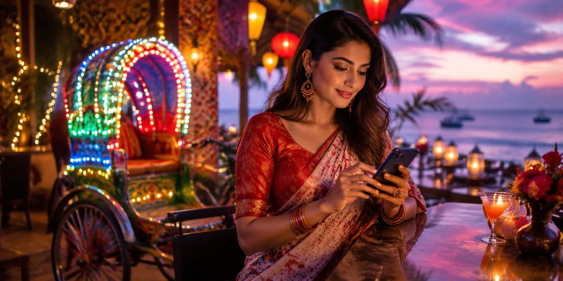 ঢাকায় পহেলা বৈশাখে মোবাইলে 334 ক্যাসিনো প্রোমোশন উপভোগ করছেন তরুণ